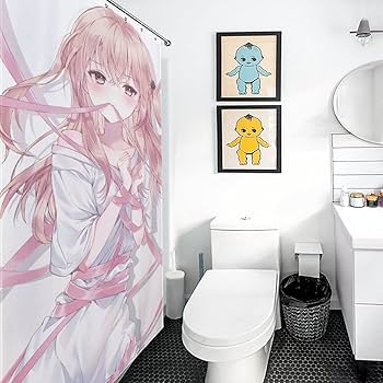 Amazon.co.jp: シャワーカーテン 防水 その着せ替え人形は恋を